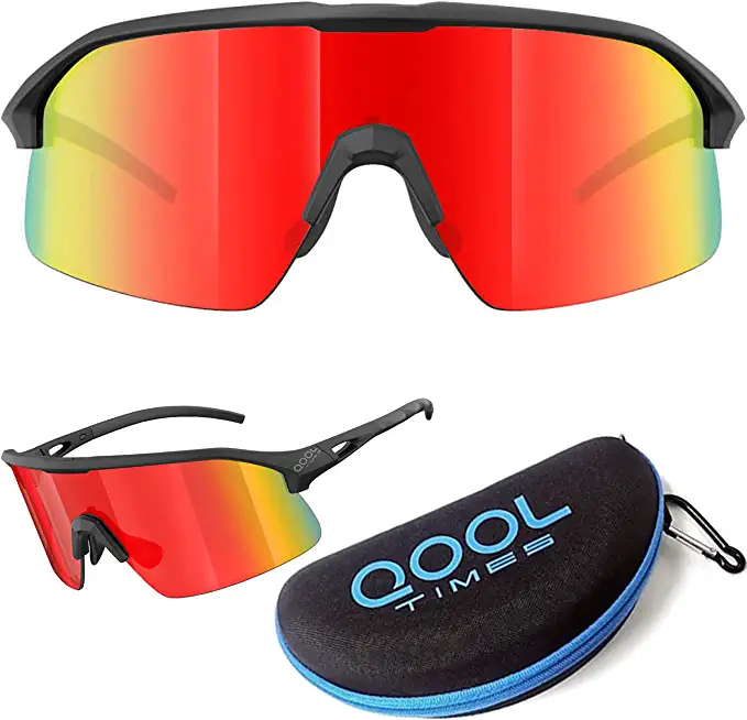 Living out your Qool Time! Polarized Cycling Sunglasses for Men and Women