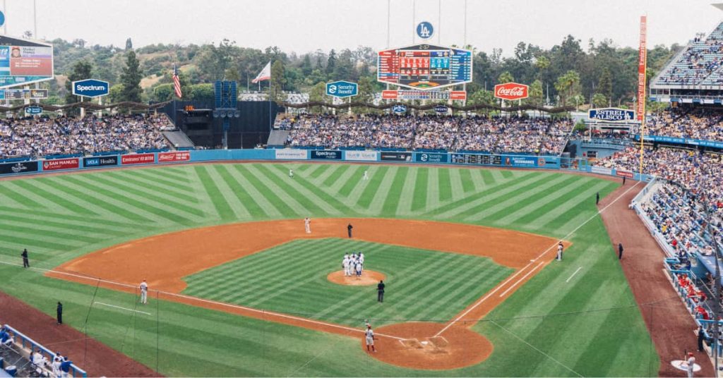 Baseball fields different sizes