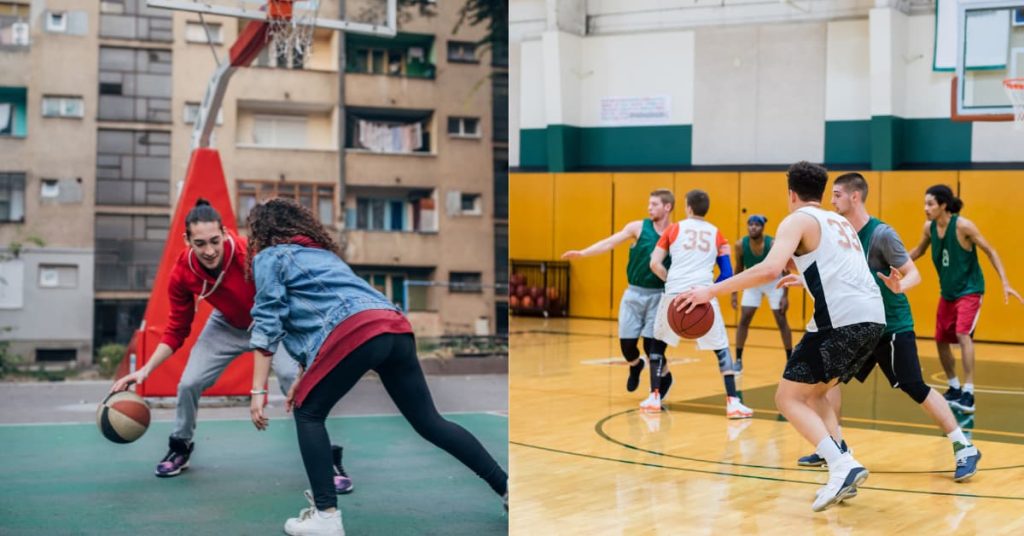 difference between streetball and basketball
