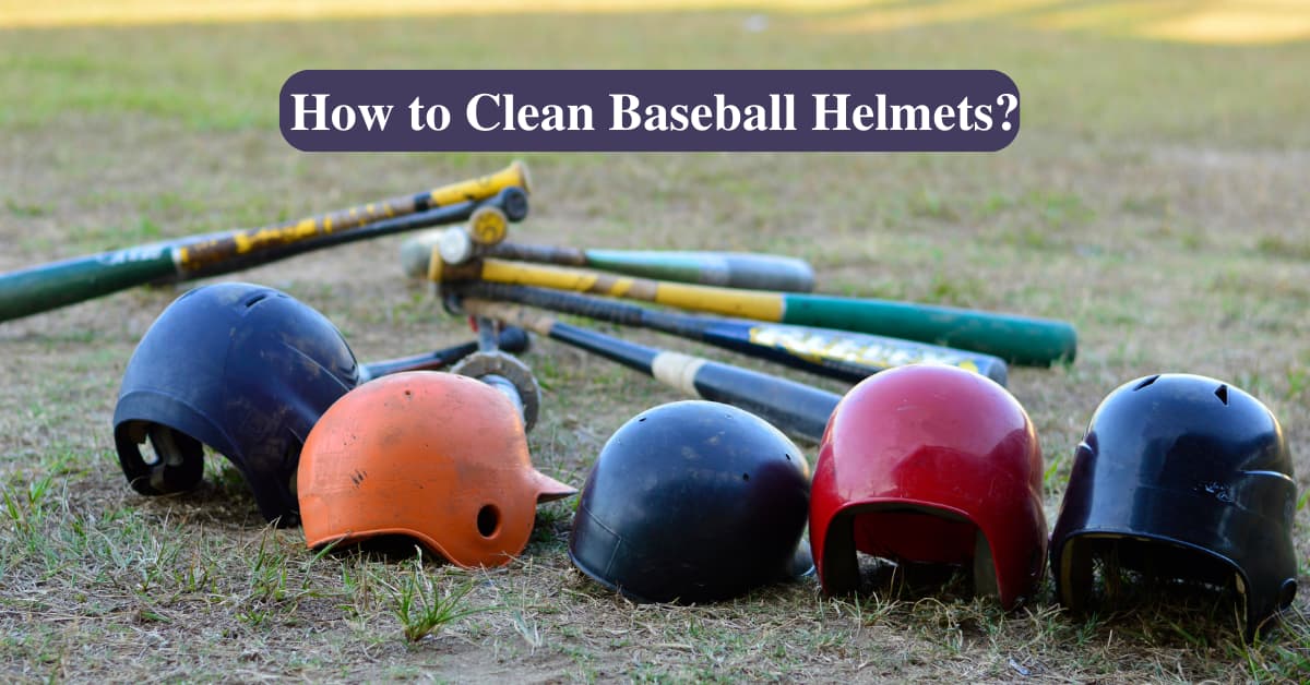 Clean Baseball Helmets
